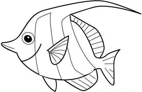 Шаблоны рыбок для рисования