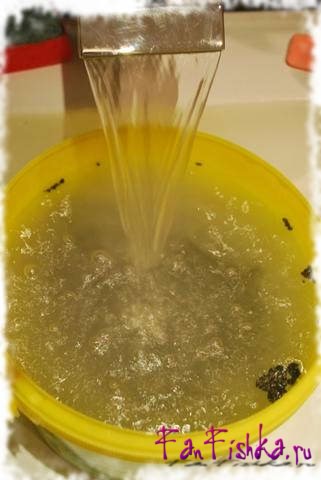 мытье акваруимного грунта